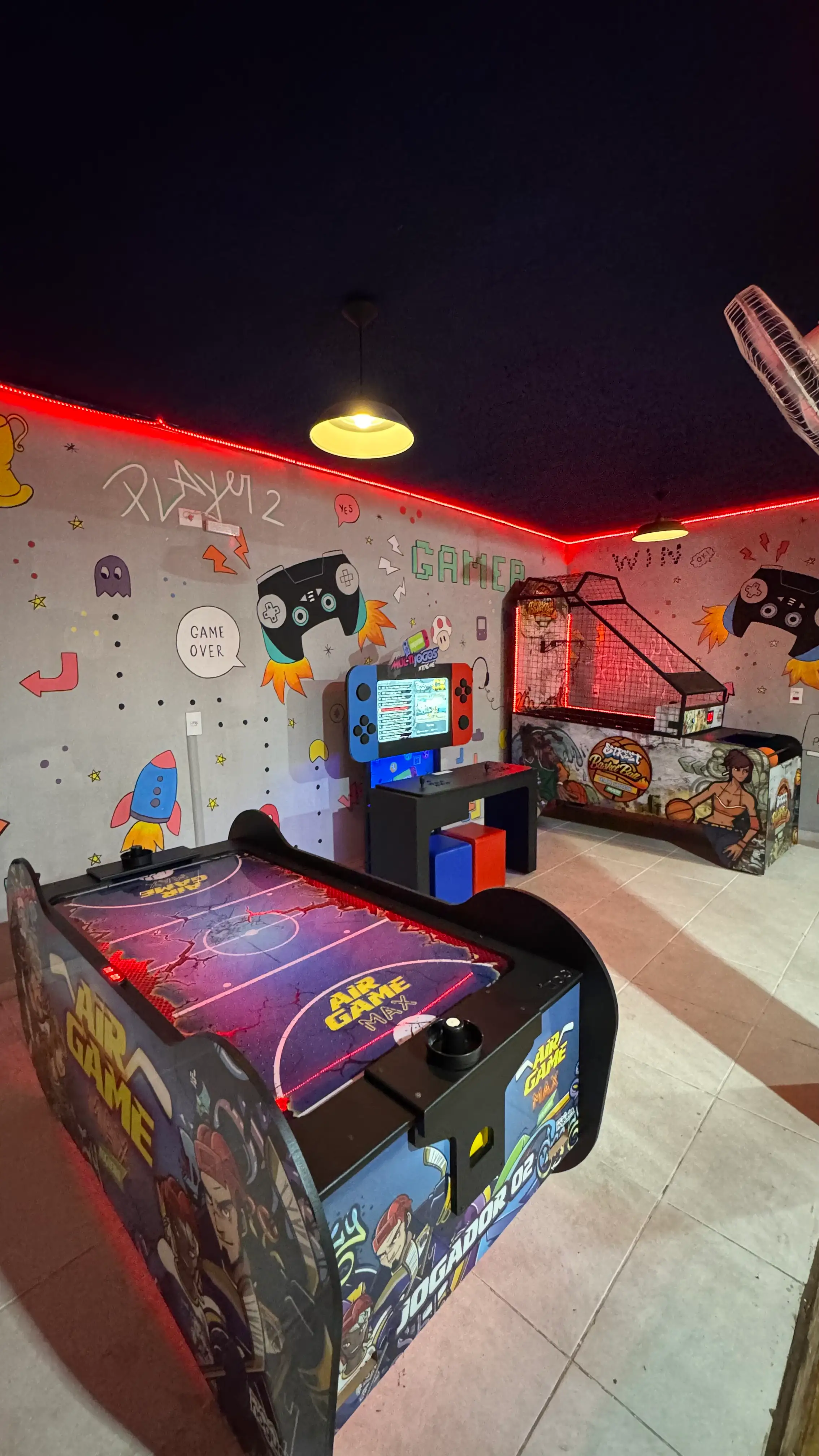 Área de brinquedos da Vila do Sol