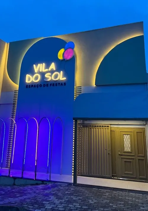Fachada lateral do Vila do Sol